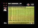 2007 Topps #132  Ray Durham  Back Thumbnail