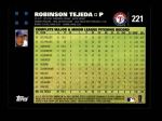 2007 Topps #221  Robinson Tejeda  Back Thumbnail