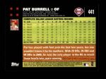 2007 Topps #441  Pat Burrell  Back Thumbnail