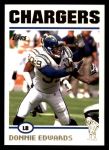 2004 Topps #111  Donnie Edwards  Front Thumbnail