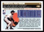 1996 Topps #190  Travis Fryman  Back Thumbnail