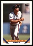 1993 Topps #184  Damion Easley  Front Thumbnail