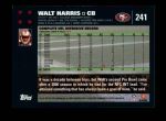 2007 Topps #241  Walt Harris  Back Thumbnail