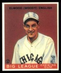 1933 Goudey Reprint #135  Woody English  Front Thumbnail