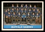 1974 O-Pee-Chee NHL #337   Sabres Team Front Thumbnail