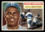 1956 Topps #30 Jackie Robinson Front Thumbnail