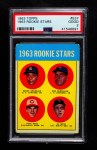1963 Topps #537 - Pete Rose / Al Weis / Ken McMullen / Pedro Gonzalez #537 Rookie Stars Front Thumbnail