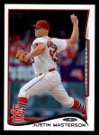 2014 Topps Update #71  Justin Masterson   Front Thumbnail