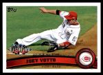 2011 Topps Update #195  Joey Votto  Front Thumbnail