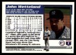 1995 Topps Traded #81 T John Wetteland  Back Thumbnail