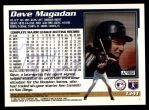 1995 Topps Traded #134 T Dave Magadan  Back Thumbnail
