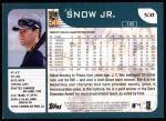 2001 Topps #531  J.T. Snow  Back Thumbnail