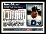 1995 Topps #130  Troy Aikman  Back Thumbnail