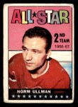1967 Topps #132   -  Norm Ullman All-Star Front Thumbnail