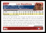 2004 Topps Traded #179 T  -  Lee Gwaltney First Year Back Thumbnail
