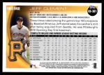 2010 Topps Update #301  Jeff Clement  Back Thumbnail