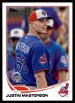 2013 Topps Update #239   -  Justin Masterson All-Star Front Thumbnail