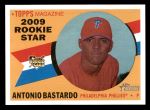 2009 Topps Heritage #515  Antonio Bastardo  Front Thumbnail