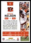 2016 Score #73  Reggie Nelson  Back Thumbnail