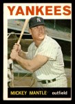 1964 Topps #50 Mickey Mantle Front Thumbnail