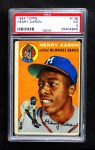 1954 Topps #128 Hank Aaron Front Thumbnail