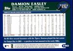 2003 Topps Traded #80 T Damion Easley  Back Thumbnail