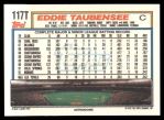 1992 Topps Traded #117 T Eddie Taubensee  Back Thumbnail