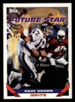 1993 Topps #128  Dave Brown  Front Thumbnail