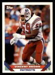 1993 Topps #149  Vincent Brown  Front Thumbnail