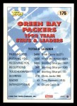 1993 Topps #175   -  Sterling Sharpe Packers Leaders Back Thumbnail