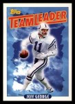 1993 Topps #266   -  Jeff George Colts Leaders Front Thumbnail