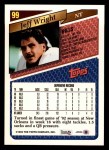 1993 Topps #99  Jeff Wright  Back Thumbnail