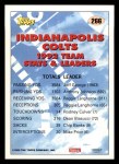 1993 Topps #266   -  Jeff George Colts Leaders Back Thumbnail
