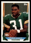 1993 Topps #633  George Teague  Front Thumbnail