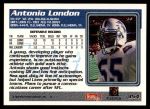 1995 Topps #354  Antonio London  Back Thumbnail