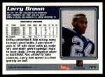 1995 Topps #166  Larry Brown  Back Thumbnail