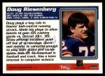 1995 Topps #289  Doug Riesenberg  Back Thumbnail
