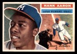 1956 Topps #31 Hank Aaron Front Thumbnail
