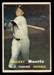 1957 Topps #95 Mickey Mantle Front Thumbnail
