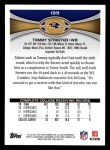 2012 Topps #199  Tommy Streeter  Back Thumbnail