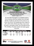 2012 Topps #316  Brandon Browner  Back Thumbnail