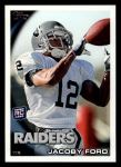 2010 Topps #271  Jacoby Ford  Front Thumbnail