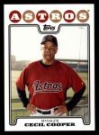 2008 Topps #404  Cecil Cooper  Front Thumbnail