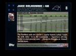 2007 Topps #8  Jake Delhomme  Back Thumbnail