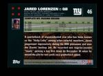 2007 Topps #46  Jared Lorenzen  Back Thumbnail