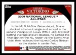 2009 Topps Update #129  Shane Victorino  Back Thumbnail