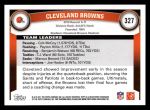 2011 Topps #327   Browns Team Back Thumbnail