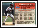 1994 Topps #149  Kenny Lofton  Back Thumbnail