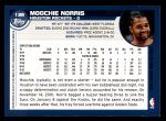 2002 Topps #136  Moochie Norris  Back Thumbnail