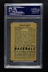 1952 Bowman #218 Willie Mays Back Thumbnail